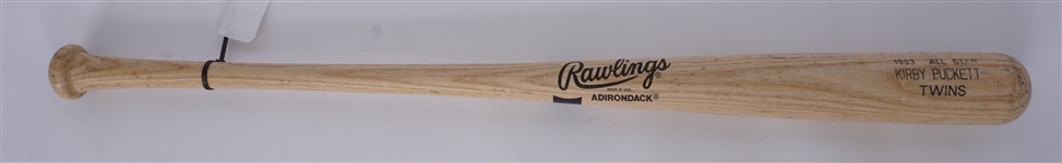 Kirby Puckett 1993 Game Ready All-Star Game Bat *AS MVP*