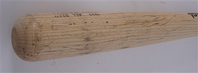 Kirby Puckett 1993 Game Ready All-Star Game Bat *AS MVP*