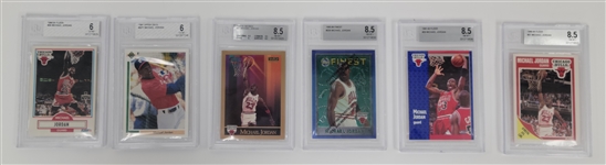 Lot of 12 Michael Jordan Graded Cards 