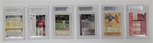 Lot of 12 Michael Jordan Graded Cards 