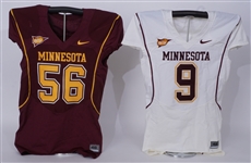 Lot of 4 Minnesota Gophers Game Issued Football Jerseys