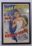 1943 "The Bronze Venus" Lena Horne Original Framed Movie Poster