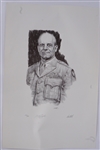 General James Doolittle Autographed 19x29 Paul Calli Lithograph LE #336/1000