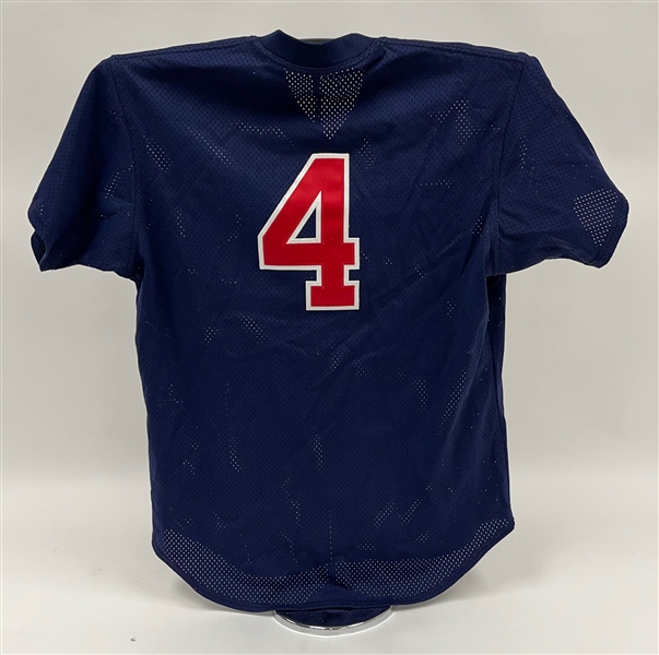 Paul Molitor 1997-98 Minnesota Twins Game Used BP Jersey w/ Dave Miedema LOA