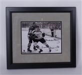 Bobby Orr & Bobby Hull Dual Autographed & Framed 8x10 Photo