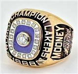 1988 Los Angeles Lakers “Back-to-Back” NBA World Champions 14K Gold & Diamond Ring