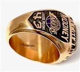 1988 Los Angeles Lakers “Back-to-Back” NBA World Champions 14K Gold & Diamond Ring