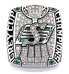 2013 Saskatchewan Roughriders “Grey Cup” CFL Champions 10K White Gold Player’s Ring