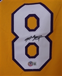 Kobe Bryant Autographed 1999-2000 Los Angeles Lakers Pro Cut Home Gold Jersey PSA/DNA & Beckett