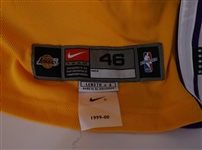 Kobe Bryant Autographed 1999-2000 Los Angeles Lakers Pro Cut Home Gold Jersey PSA/DNA & Beckett