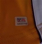 Kobe Bryant Autographed 1999-2000 Los Angeles Lakers Pro Cut Home Gold Jersey PSA/DNA & Beckett