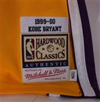 Kobe Bryant Autographed 1999-00 Mitchell & Ness Lakers NBA Finals Jersey PSA/DNA & Beckett