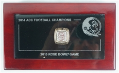 Dalvin Cook 2015 Florida State Seminoles Rose Bowl Ring w/Presentation Box