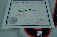 Walter Payton Autographed & Multi Inscribed Chicago Bears Stat Jersey w/Walter Payton Authentication