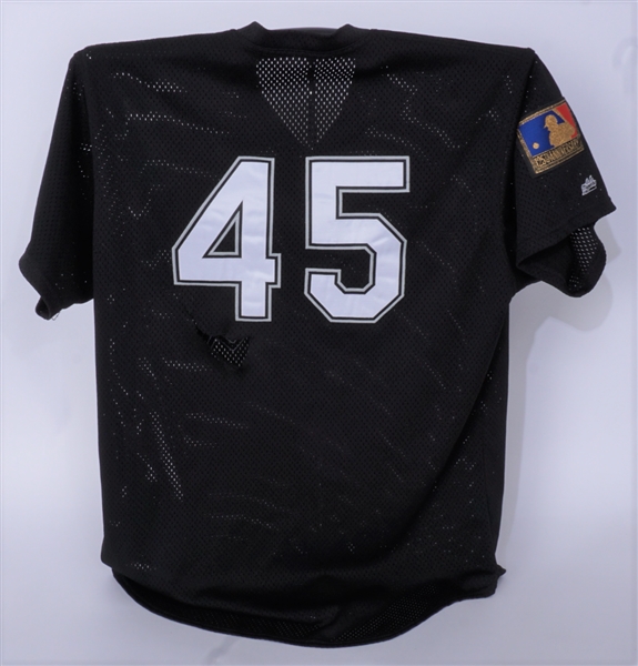 Michael Jordan 1994 Chicago White Sox Game Issued BP Jersey w/ Dave Miedema LOA