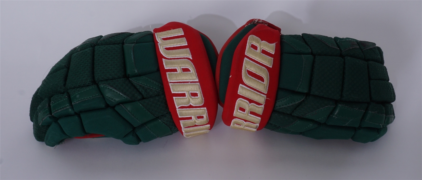 Marco Scandella Game Used & Autographed Hockey Gloves w/ Team Provenance