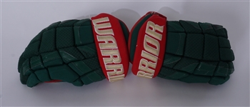 Marco Scandella Game Used & Autographed Hockey Gloves w/ Team Provenance