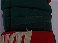 Marco Scandella Game Used & Autographed Hockey Gloves w/ Team Provenance