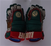 Marco Scandella Game Used & Autographed Hockey Gloves w/ Team Provenance