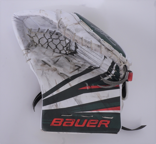 Devan Dubnyk Game Used & Autographed Goalie Glove w/ Team Provenance