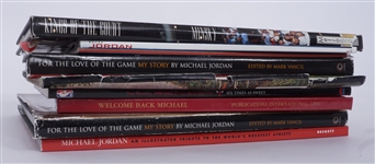 Lot of 9 Michael Jordan Books & Magazines