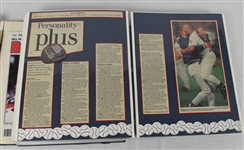 Kirby Puckett's Personal Scrapbooks *2 Signatures* w/ Puckett Family Provenance
