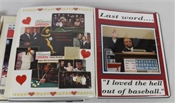 Kirby Puckett's Personal Scrapbooks *2 Signatures* w/ Puckett Family Provenance