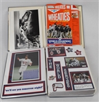 Kirby Puckett's Personal Scrapbooks *2 Signatures* w/ Puckett Family Provenance