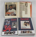 Kirby Puckett's Personal Scrapbooks *2 Signatures* w/ Puckett Family Provenance