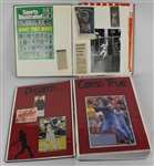 Kirby Puckett's Personal Scrapbooks *2 Signatures* w/ Puckett Family Provenance