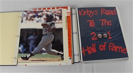 Kirby Puckett's Personal Scrapbooks *2 Signatures* w/ Puckett Family Provenance
