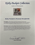 Kirby Puckett's Personal Scrapbooks *2 Signatures* w/ Puckett Family Provenance