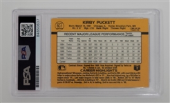 Kirby Puckett Autographed 1989 Donruss #BC-1 Card PSA/DNA