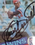 Kirby Puckett Autographed 1989 Donruss #BC-1 Card PSA/DNA