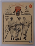 San Francisco Giants Autographed 1991 Turn Back the Clock Official Program w/ Will Clark Beckett LOA