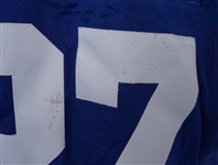 Ron Dayne 2000 New York Giants Game Used Rookie Year Jersey w/ Dave Miedema LOA