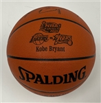 Kobe Bryant 2001 NBA Finals Autographed Game Basketball PSA/DNA & JSA