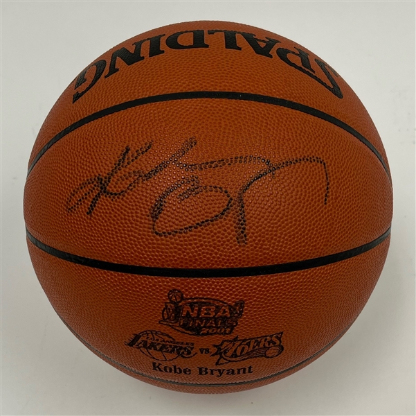 Kobe Bryant 2001 NBA Finals Autographed Game Basketball PSA/DNA & JSA
