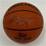 Kobe Bryant 2001 NBA Finals Autographed Game Basketball PSA/DNA & JSA