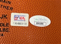 Kobe Bryant 2001 NBA Finals Autographed Game Basketball PSA/DNA & JSA