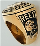 Andre Reed 1991 Buffalo Bills AFC Championship 10K Gold & Diamond Ring w/ LOA From Reed 