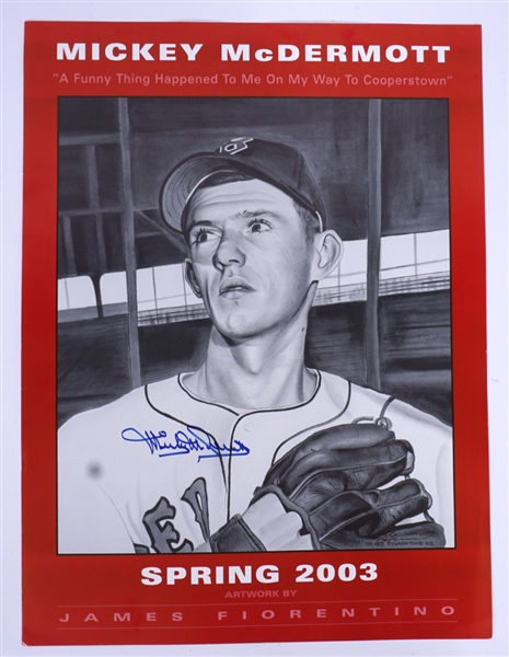 Mickey McDermott Autographed James Fiorentino 16x20 Poster