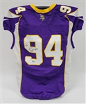 Pat Williams Autographed & Inscribed Minnesota Vikings Authentic Jersey Beckett