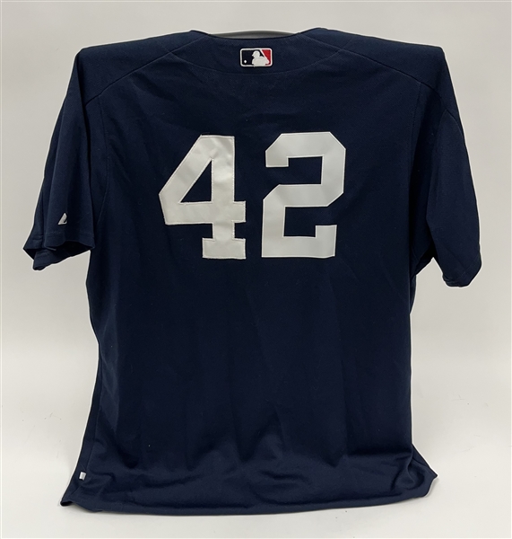 Mariano Rivera 2005 New York Yankees Game Used BP Jersey w/ Steiner LOA