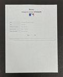 2001 ALDS Game 4 Game Used Third Base MLB