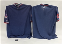 Lot of 2 John Shulock & Eric Gregg Game Used Umpire's Shirts