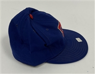 Tom Robson 1989 Texas Rangers Game Used Hat
