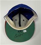 Charlie Hough 1980's Texas Rangers Game Used & Autographed Hat