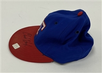 Charlie Hough 1980's Texas Rangers Game Used & Autographed Hat