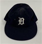 Detroit Tigers 1980s Game Used Hat